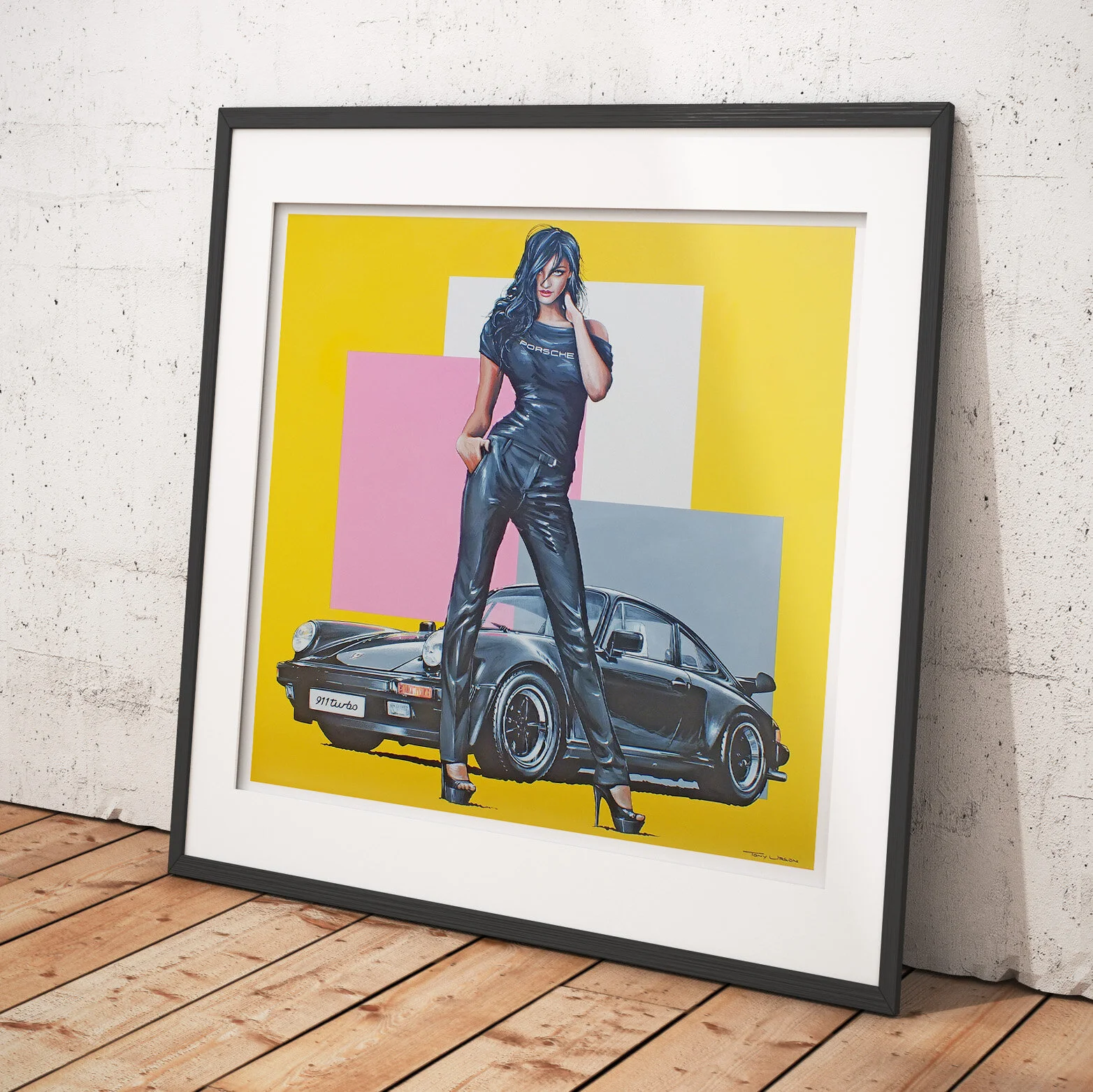 Stunning limited edition reproduction of hand painted image of